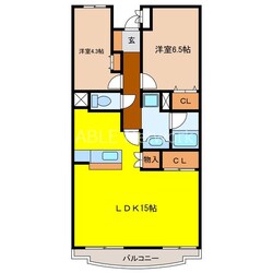 コンダクトレジデンス鳥栖の物件間取画像